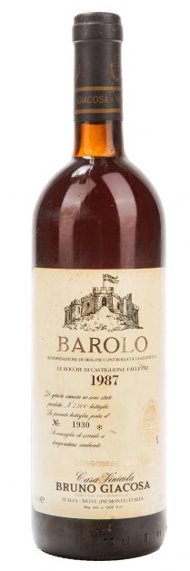 1987 B. Giacosa Barolo Le Rocche di Castiglione 750ml